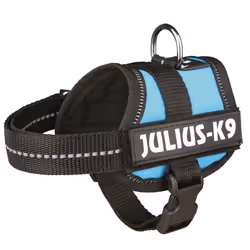 Harnais Power Julius-K9 - Baby 1 - XS : 30-40 cm-18 mm - Aigue-marine - Pour chien