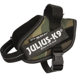 JULIUS K9 Harnais Power IDC Baby 2-XS-S : 33-45 cm - 18 mm - Camouflage - Pour chien