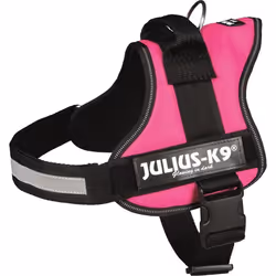 Harnais Power Julius-K9 - 0 - M-L : 58-76 cm-40 mm - Fuchsia - Pour chien