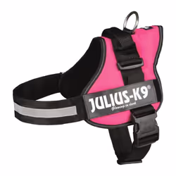 Harnais Power Julius-K9 - 1 - L : 66-85 cm-50 mm - Fuchsia - Pour chien
