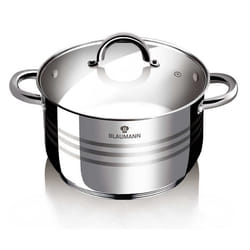 Faitout - BLAUMANN - BL-1020 - Acier au chrome-nickel - 3.8L - Compatible tous feux