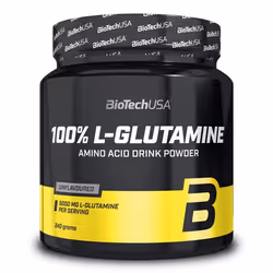 BioTech USA - L-Glutamine - 100% L-Glutamine - Saveur neutre 240g