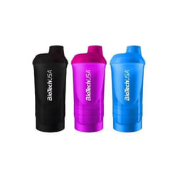Shaker - Biotech USA - Wave - 600ml - Plastique - Bleu