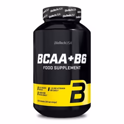 BioTech USA - BCAA en comprimés - BCAA+B6 - 200 Comprimés