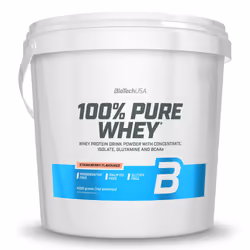 BioTech USA - Whey concentrée - 100% Pure Whey - Fraise 4000g