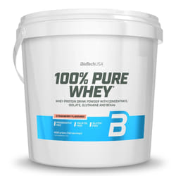 BioTech USA - Whey concentrée - 100% Pure Whey - Fraise 4000g