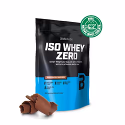 BioTechUSA Iso Whey Zero 500 g, Poudre, Protéine de lait, Isolation de la protéine de lactosérum, Chocolat, L-Alanine, L-Acid ...