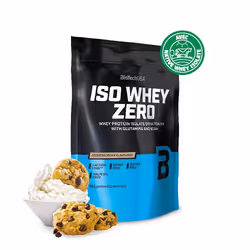 BioTechUSA Iso Whey Zero 500 g, Poudre, Protéine de lait, Isolation de la protéine de lactosérum, Cookies et crème, L-Alanine ...