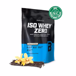 BioTechUSA Iso Whey Zero 500 g, Poudre, Protéine de lait, Isolation de la protéine de lactosérum, Vanille, L-Alanine, L-Acide ...