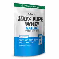 BioTech USA - Whey sans arôme - 100% Pure Whey Nature - Saveur neutre 454g