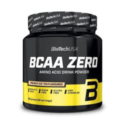 BioTech USA - BCAA en poudre - BCAA Zero - Peach Ice Tea 360g
