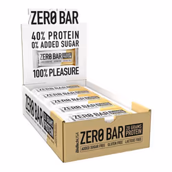 BioTech USA - Barres protéinées - Zero Bar - Chocolate Chip Cookies Boite de 20