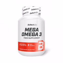 BioTech USA - Oméga 3 - Mega Omega 3 - 90 Capsules molles