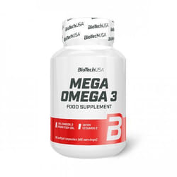 BioTech USA - Oméga 3 - Mega Omega 3 - 90 Capsules molles