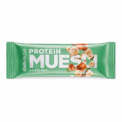 BioTechUSA Protein Muesli, Noisettes, 30 g, Vitamine D, 105 kcal, 351 kcal, 1474 kJ