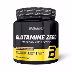 BioTech USA - L-Glutamine - Glutamine Zero - Ice Tea Peach 300g