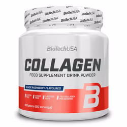 BioTech USA - Collagène en poudre - Collagen - Black Raspberry 300g