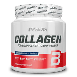 BioTech USA - Collagène en poudre - Collagen - Black Raspberry 300g