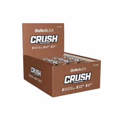 BioTech USA - Barres protéinées - Crush Bar - Chocolate Brownie Boite de 12