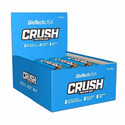 BioTech USA - Barres protéinées - Crush Bar - Toffee-Coconut Boite de 12