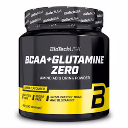 BioTech USA - Acides aminés en poudre - BCAA+Glutamine Zero - Lemon 480g