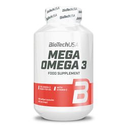 BioTech USA - Oméga 3 - Mega Omega 3 - 180 Capsules molles