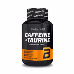 BioTech USA - Caféine - Caffeine + Taurine - 60 Gélules