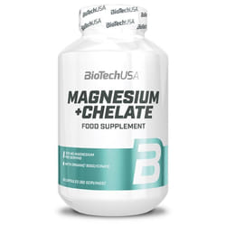 BioTech USA - Formule de magnésium - Magnesium + Chelate - 60 Gélules
