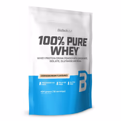 BioTech USA - Whey concentrée - 100% Pure Whey - Cookies & Cream 454g