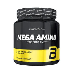 BioTech USA - Acides aminés essentiels - Mega Amino - 300 Comprimés