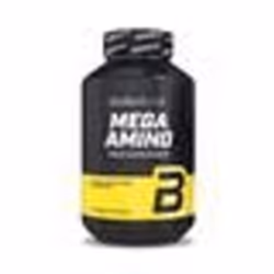 Lot de 12 pots de dacides aminés Biotech USA mega amino - 100 comp
