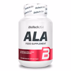 BioTech USA - Formule d'acide alpha lipoïque - ALA - 50 Gélules