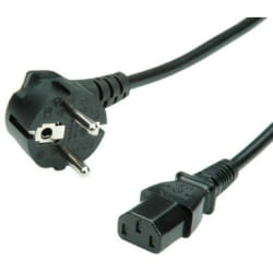 Kolink KKTP01V2 câble électrique Noir 1,8 m CEE7/7 Coupleur C13