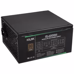 Kolink KL-1000M, 1000 W, 200 - 240 V, 50 Hz, 6 A, Actif, 100 W