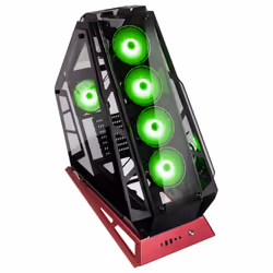 Kolink BIG CHUNGUS unité centrale Full Tower Noir, Rouge