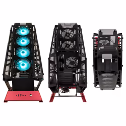 Kolink BIG CHUNGUS unité centrale Full Tower Noir, Rouge