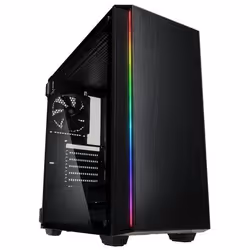 Kolink ETHEREAL, Midi Tower, PC, Noir, ATX, EATX, micro ATX, Mini-ATX, Verre, Plastique, Acier, Jouer