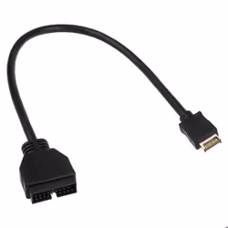 Câble Adaptateur - KOLINK - USB 3.1 Type C vers USB 3.0 - 25 cm - Noir - Convertisseur interne