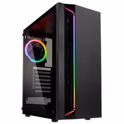 Kolink Inspire K7 ARGB, Midi Tower, PC, Noir, ATX, micro ATX, Mini-ITX, Mesh, Plastique, Acier, Verre trempé, 16 cm
