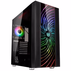 Kolink Unity Adapt ARGB, Midi Tower, PC, Noir, Transparent, ATX, EATX, micro ATX, Mini-ITX, ABS, Acier, Verre trempé, Jouer