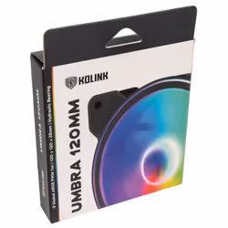 Kolink Umbra HDB ARGB Led PWM - 120 mm Boitier PC Ventilateur 12 cm Noir, Blanc 1 pièce(s) - Vue supplémentaire 8