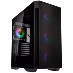 Kolink Observatory Z Mesh, Midi Tower, PC, Noir, ATX, EATX, micro ATX, Mini-ITX, ABS, Mesh, Acier, Verre trempé, Multicolore