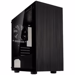 Kolink Stronghold M, Micro Tower, PC, Noir, ITX, micro ATX, Plastique, Acier, Verre trempé, 16 cm