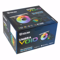Kolink Umbra Void 120 AIO Processeur Kit de refroidissement du liquide 12 cm Noir 1 pièce(s) - Vue supplémentaire 9