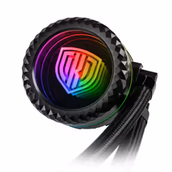 Kolink Umbra Void 360 AIO Processeur Kit de refroidissement du liquide 12 cm Noir 3 pièce(s)