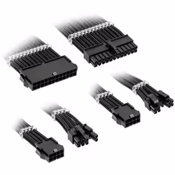 Informations techniques Longueurs de câble : 20+4 pôles : 300 mm 4+4 pôles : 300 mm PCIe 6+2 pôles 350 mm Matériaux : PET (po ...