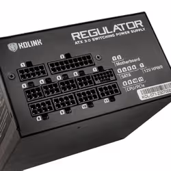 Kolink Regulator unité d'alimentation d'énergie 1000 W 20+4 pin ATX ATX Noir - Vue supplémentaire 5
