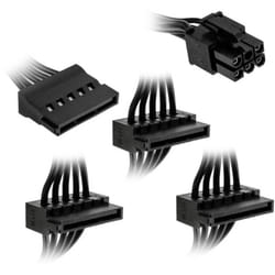 Kl-cbr-sat alimentation Câble de raccordement noir - Kolink