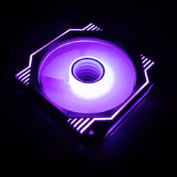 Kolink UMBRA X 120mm PWM ARGB Processeur Ventilateur 12 cm Noir, Blanc 1 pièce(s) - Vue supplémentaire 2