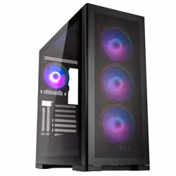 Kolink UNITY MESHBAY ARGB, Midi Tower, PC, Noir, ATX, micro ATX, Mini-ITX, Acrylonitrile-Butadiène-Styrène (ABS), Acier, Gami ...